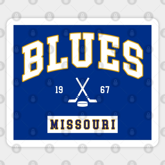 The Blues Sticker by CulturedVisuals